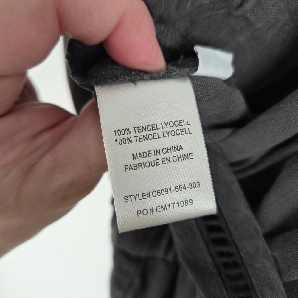 Anthropologie Cloth & Stone Charcoal Gray Sleeveless‎ Julianna Jumpsuit Size M - Picture 10 of 11